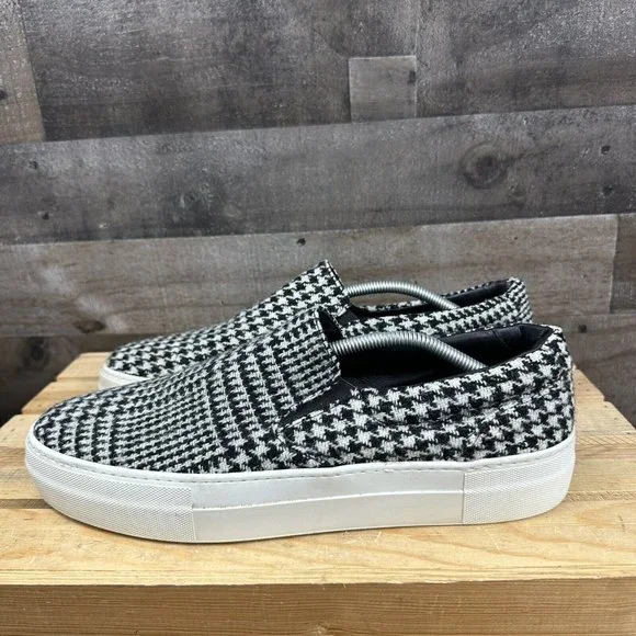 Greats | Shoes | Greats Brooklyn Black White Slip On Casual  display picture 1
